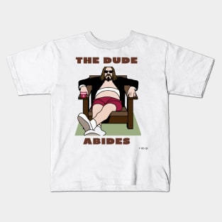 The dude abides Kids T-Shirt